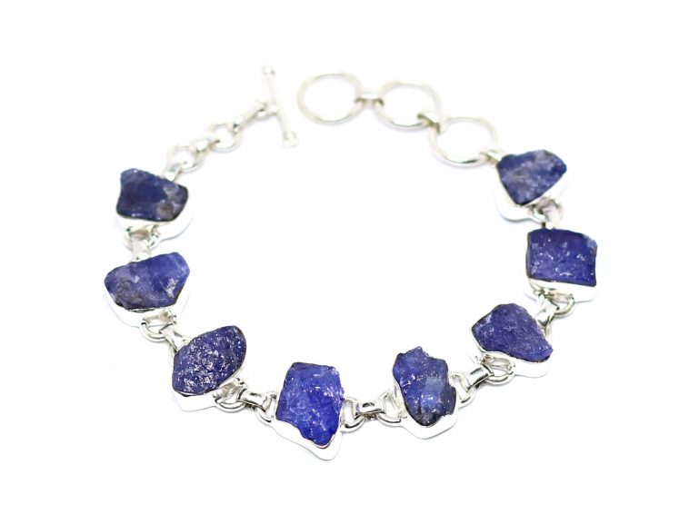 انسيال تورمالين ازرق طبيعي Tourmaline حجر الطاقات الشفائية الشريف للاحجار الكريمة Gemstones